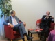 BSA-Präsident Dr. Andreas Mailath-Pokorny und Dr. Peter Jankowitsch im Gespräch